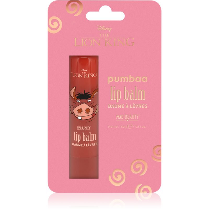 Mad Beauty Lion King Pumba hydratační balzám na rty 4 g - parfo.cz