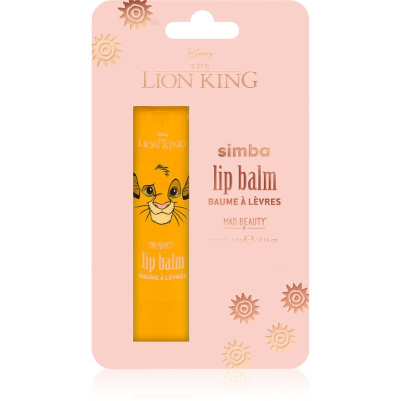 Mad Beauty Lion King Simba balzám na rty s hydratačním účinkem 4 g - parfo.cz