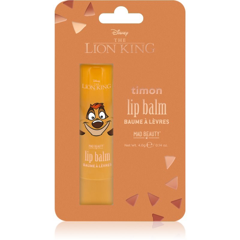 Mad Beauty Lion King Timon hydratační balzám na rty 4 g - parfo.cz
