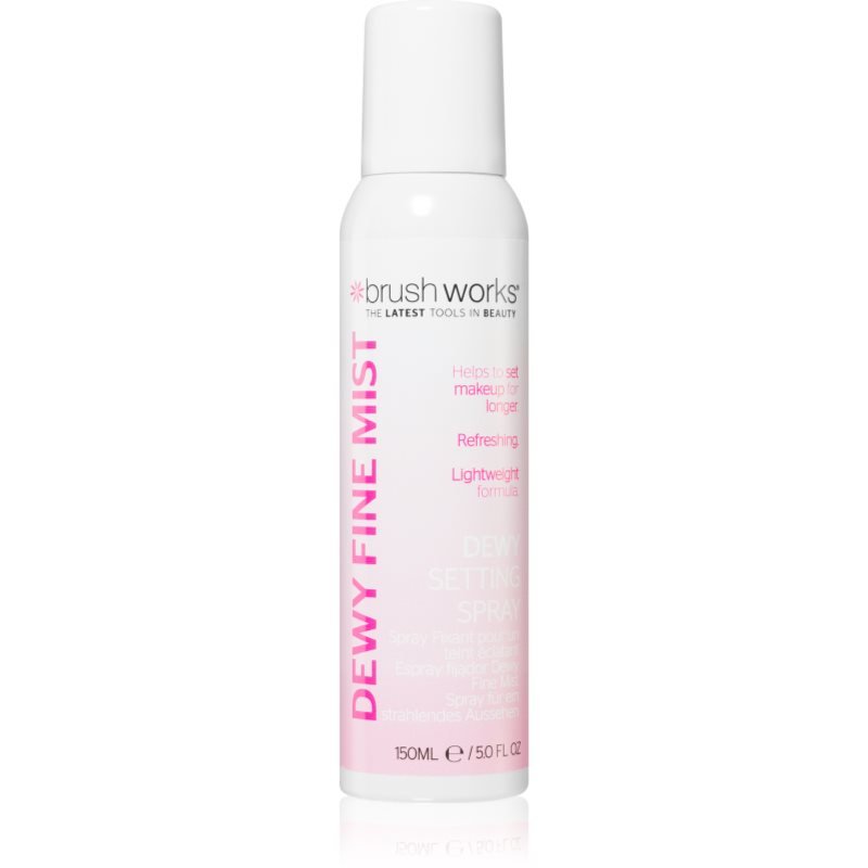 Brushworks Dewy Fine Mist fixační sprej na make-up 150 ml - parfo.cz