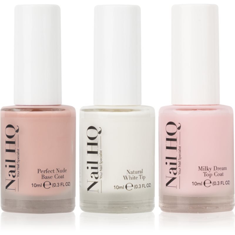 Nail HQ French Manicure Trio Set lak na francouzskou manikúru - parfo.cz