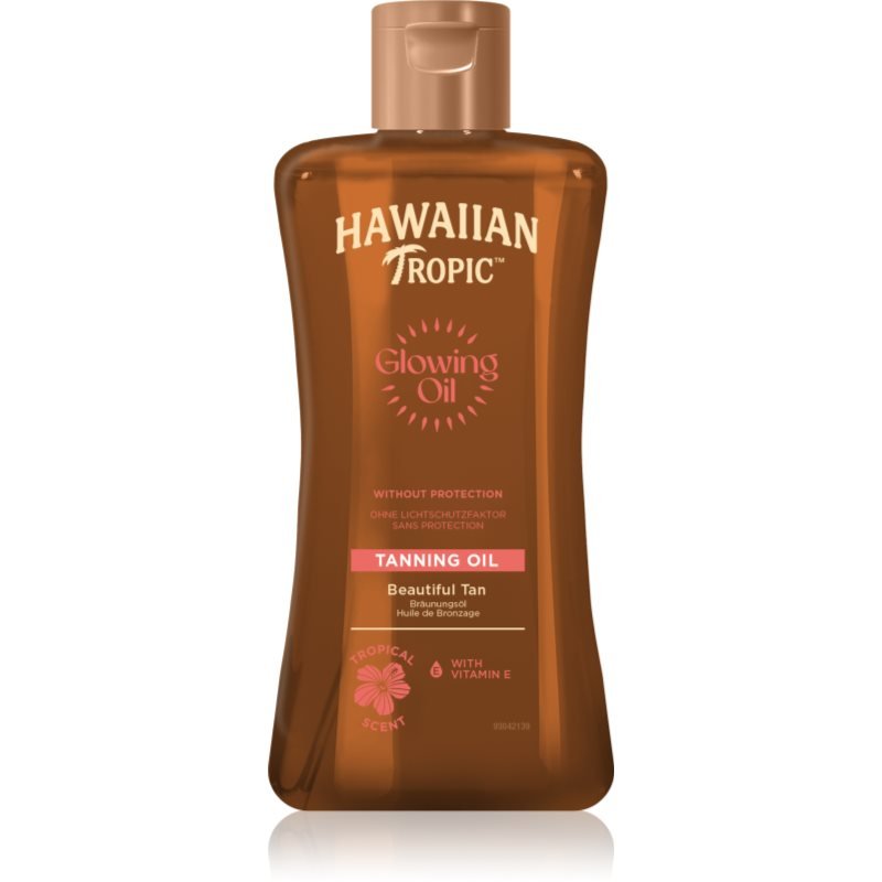 Hawaiian Tropic Glowing Oil Tanning tělový olej na prodloužení opálení 200 ml - parfo.cz