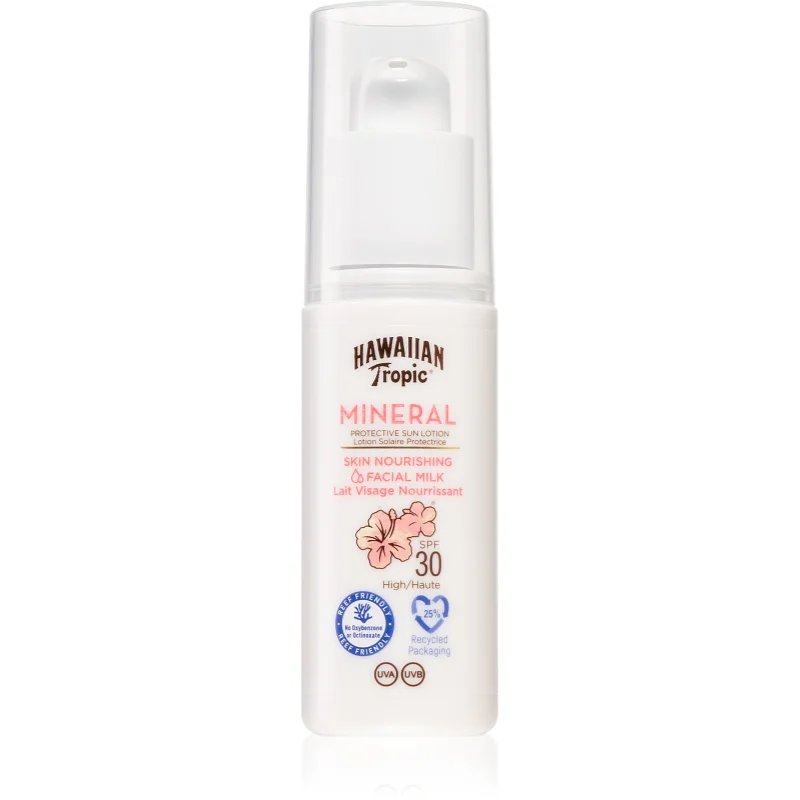 Hawaiian Tropic Milk Face Lotion opalovací mléko na obličej SPF 30 50 ml - parfo.cz