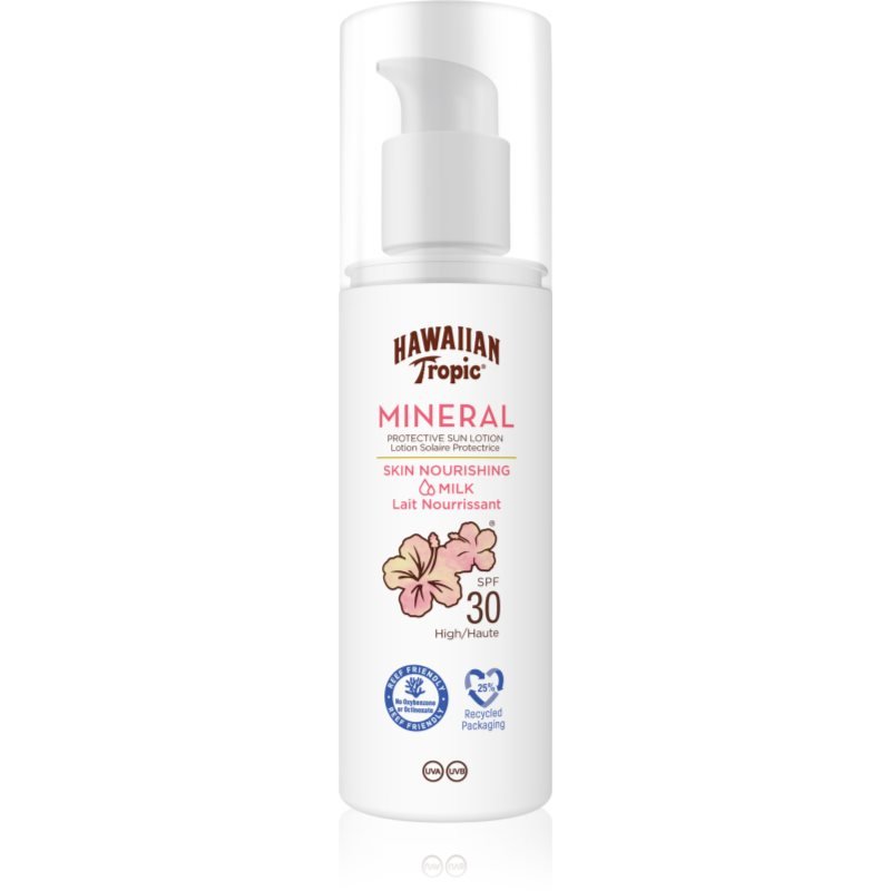 Hawaiian Tropic Mineral Sun Milk ochranné opalovací mléko SPF 30 100 ml - parfo.cz