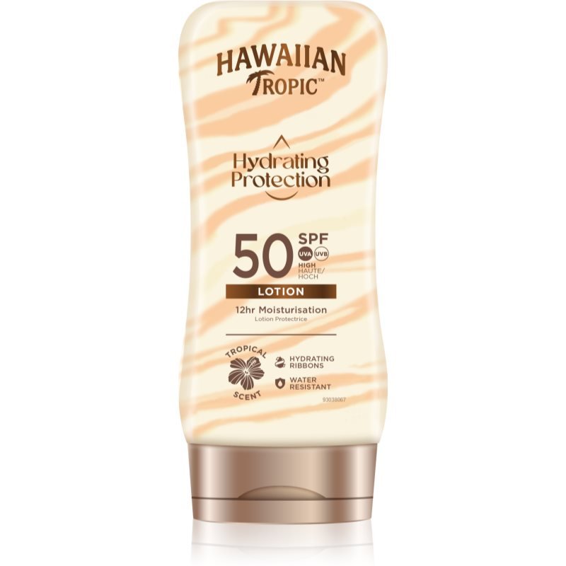 Hawaiian Tropic Hydrating Protection Lotion opalovací krém na tělo SPF 50 180 ml - parfo.cz