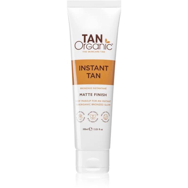 TanOrganic Instant Tan samoopalovací tělový krém s matným efektem 100 ml - parfo.cz