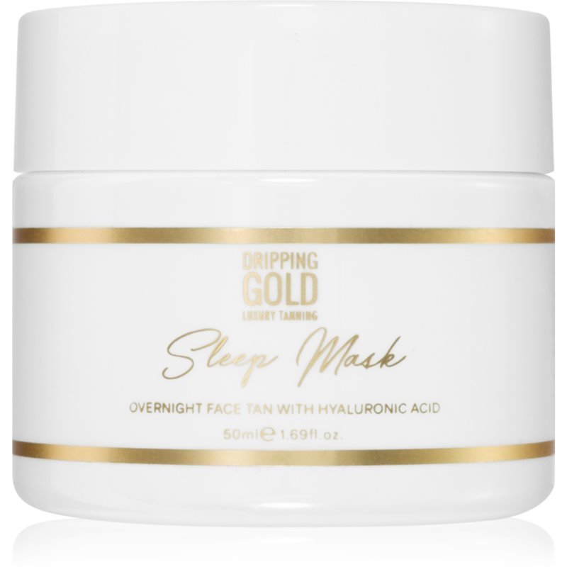 Dripping Gold Sleep Mask samoopalovací noční maska na obličej odstín Medium/Dark 50 ml - parfo.cz