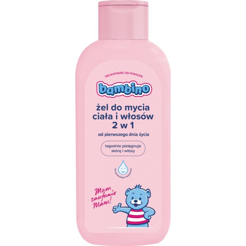 Bambino Baby Body & Hair šampon a mycí gel 2 v 1 pro děti od narození 400 ml - parfo.cz