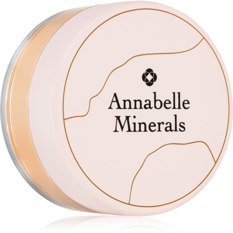 Annabelle Minerals Radiant Mineral Foundation minerální pudrový make-up pro rozjasnění pleti odstín Golden Sand 4 g - parfo.cz