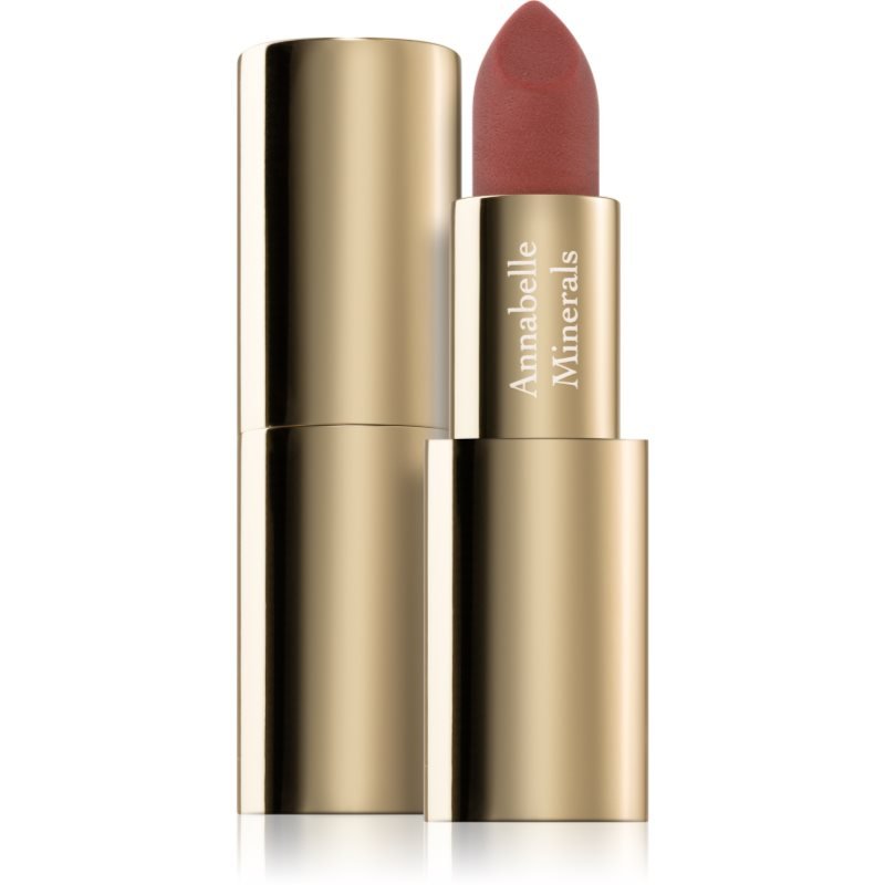 Annabelle Minerals Sheer Lipstick hydratační lesklá rtěnka odstín Strawberry 3