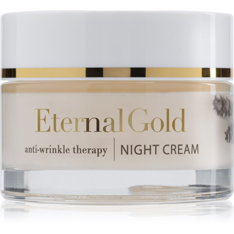 Organique Eternal Gold Anti-Wrinkle Therapy noční protivráskový krém pro suchou až citlivou pleť 50 ml - parfo.cz