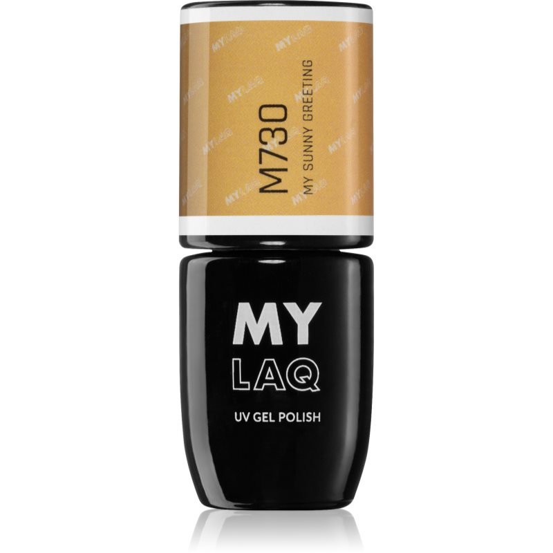MYLAQ UV Gel Polish gelový lak na nehty odstín My Sunny Greeting 5 ml - parfo.cz