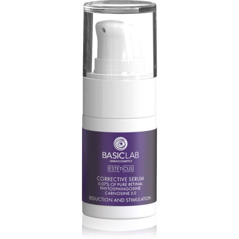 BasicLab Dermocosmetics Esteticus vyhlazující sérum pro sjednocení barevného tónu pleti 15 ml - parfo.cz