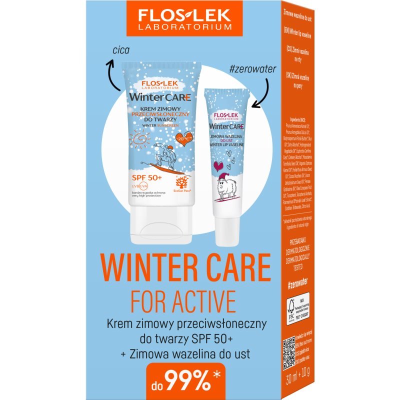 FlosLek Laboratorium Winter Care Set dárková sada SPF 50 - parfo.cz