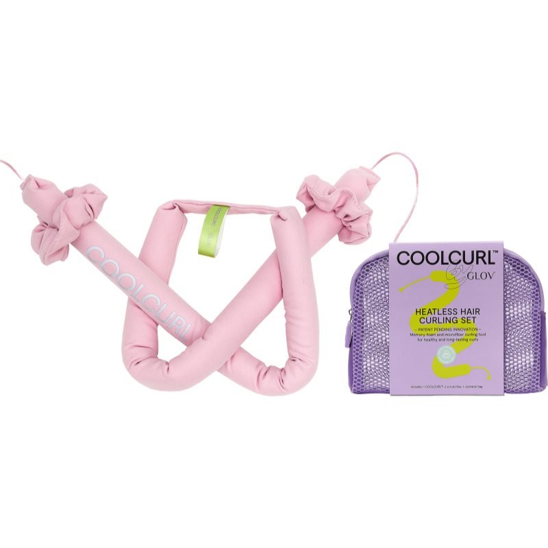 GLOV CoolCurl Heatless Haircurling Tool doplněk pro vytvarování vln kosmetická taštička Pink 1 ks - parfo.cz