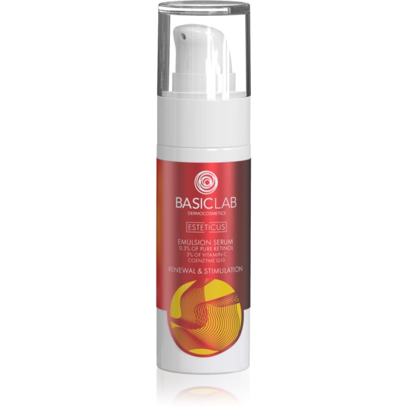 BasicLab Dermocosmetics Esteticus noční obnovující emulze 0.3% Pure Retinol 30 ml - parfo.cz