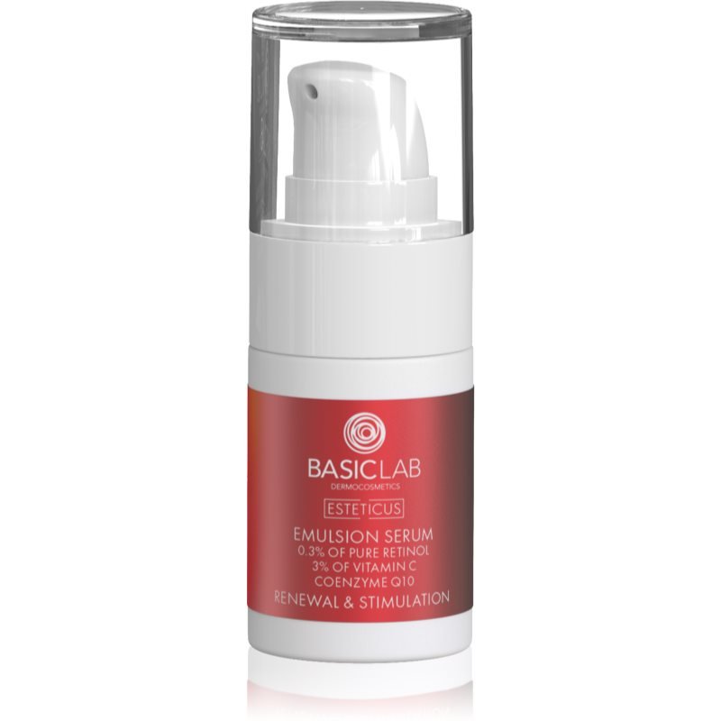 BasicLab Dermocosmetics Esteticus noční obnovující emulze 0.3% Pure Retinol 15 ml - parfo.cz