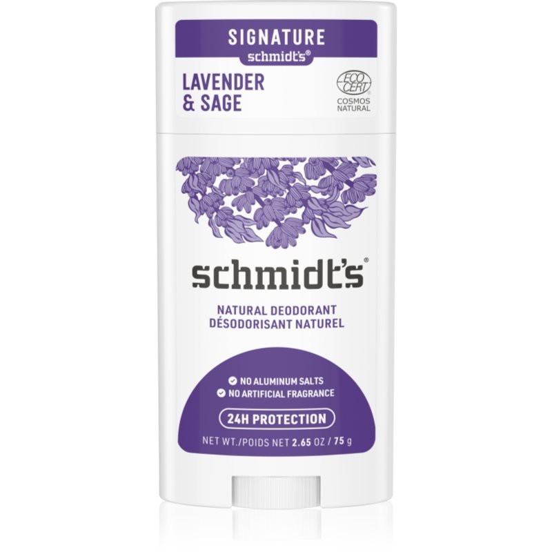 Schmidt's Lavender & Sage přírodní tuhý deodorant 75 g - parfo.cz