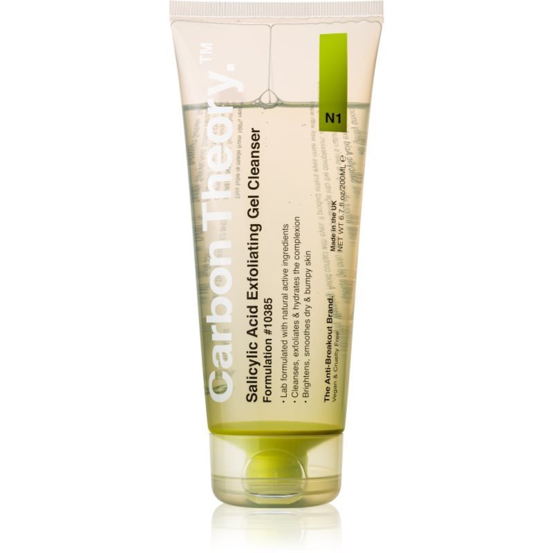 Carbon Theory Salicylic Acid jemný exfoliační gel s hydratačním účinkem 200 ml - parfo.cz