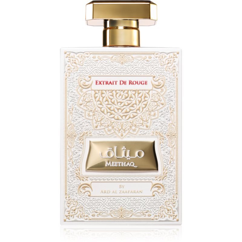 Ard Al Zaafaran Meethaq Extrait De Rouge parfémovaná voda unisex 100 ml - parfo.cz