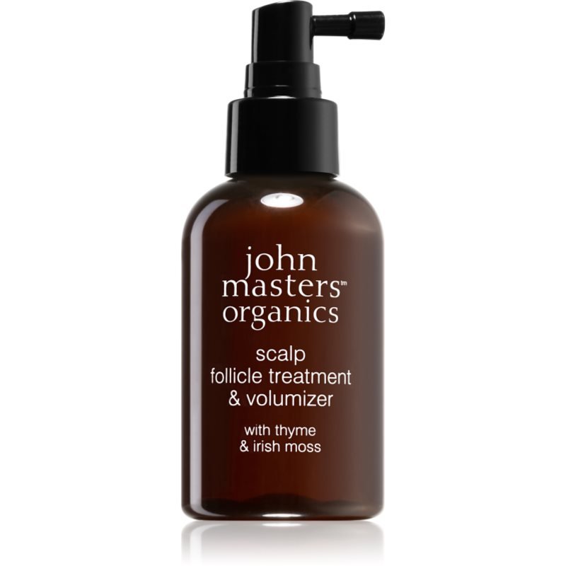 John Masters Organics Scalp Follicle Treatment & Volumizer sprej pro zdravý růst vlasů od kořínků 125 ml - parfo.cz