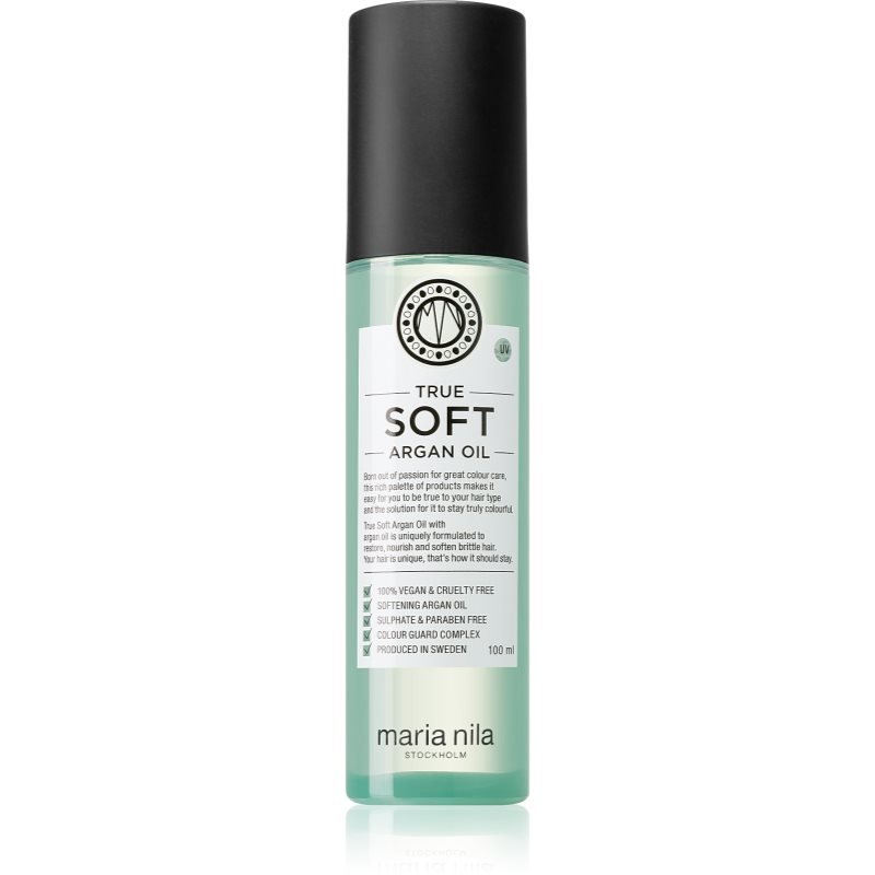 Maria Nila True Soft Argan Oil arganový olej s hydratačním účinkem 100 ml - parfo.cz