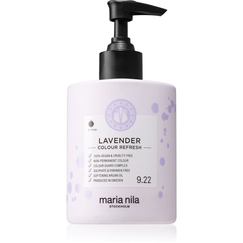 Maria Nila Colour Refresh Lavender jemná vyživující maska bez permanentních barevných pigmentů výdrž 4 – 10 umytí 9.22 300 ml - parfo.cz