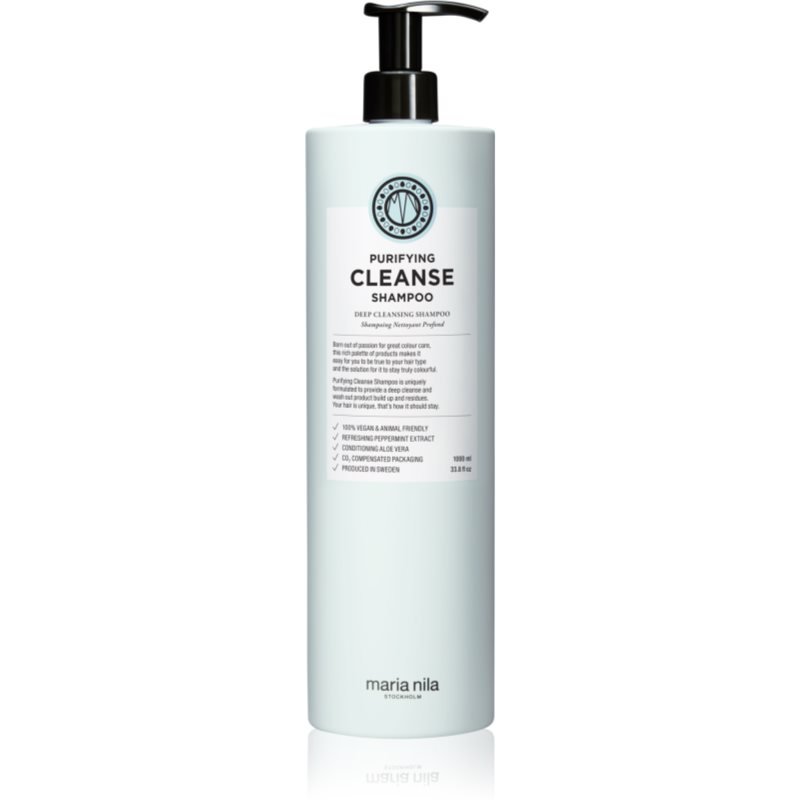 Maria Nila Purifying Cleanse hloubkově čisticí šampon pro všechny typy vlasů 1000 ml - parfo.cz