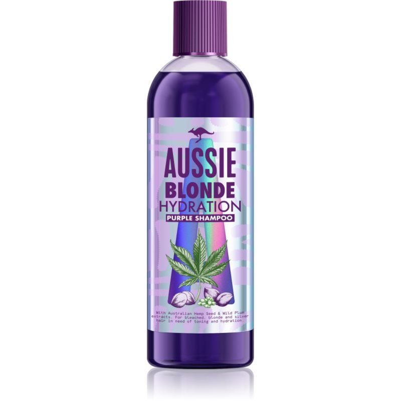 Aussie SOS Purple fialový šampon pro blond vlasy 290 ml - parfo.cz