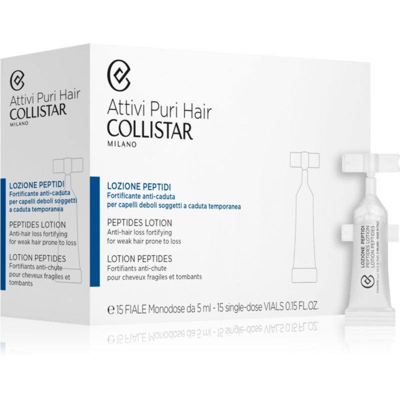 Collistar Hair Peptides Lotion Anti-hair Loss vlasový olej s peptidy 15x5 ml - parfo.cz
