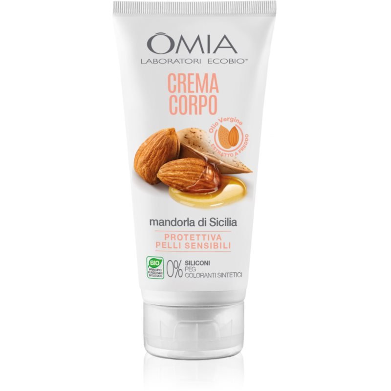 Omia Laboratories Mandorla di Sicilia vyživující tělový krém s mandlovým olejem 200 ml - parfo.cz
