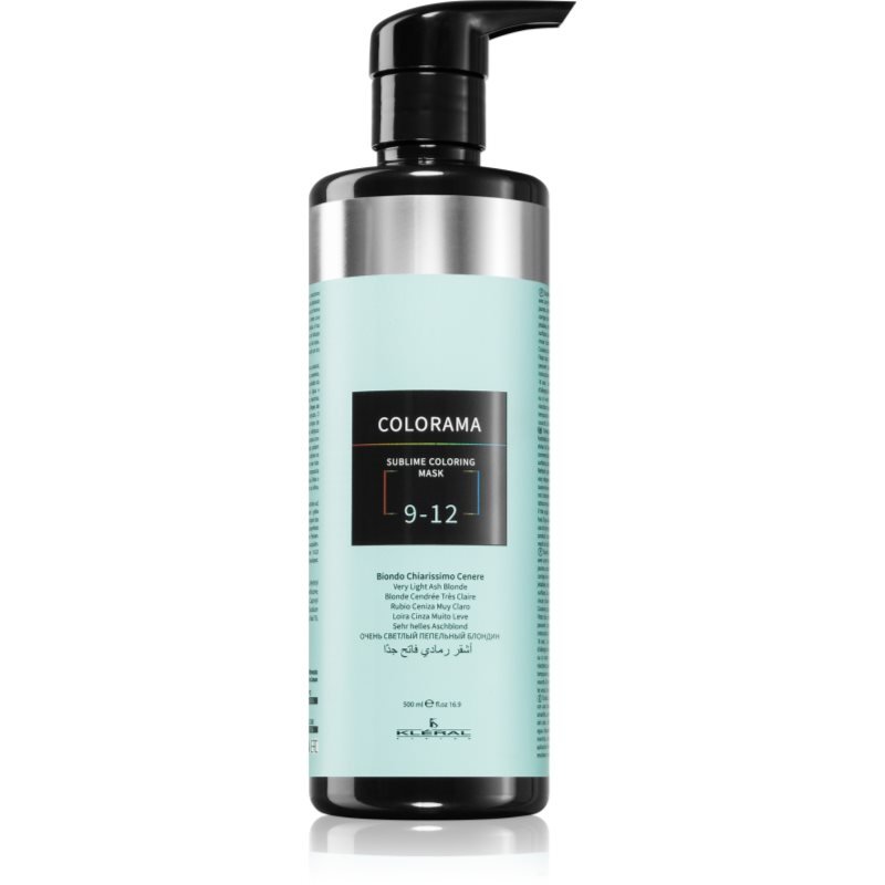 Kléral system Colorama barvicí maska pro všechny typy vlasů Very Light Ash Blond 9.12 500 ml - parfo.cz