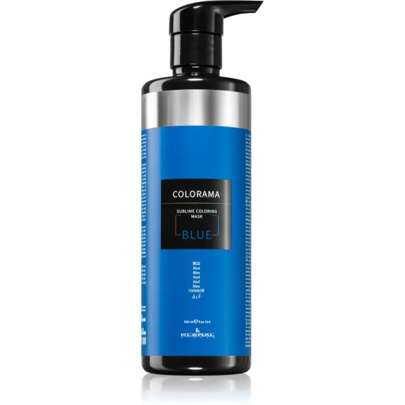 Kléral system Colorama barvicí maska pro všechny typy vlasů Blue 500 ml - parfo.cz