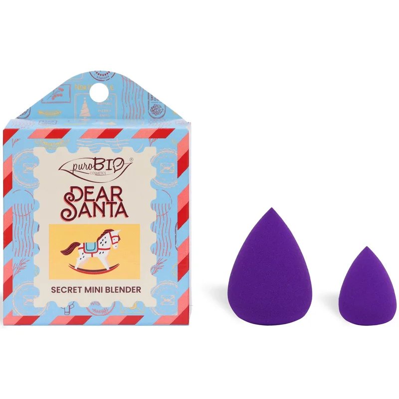 puroBIO Cosmetics Dear Santa SECRET houbička na make-up 2 ks v dárkovém balení 2 ks - parfo.cz