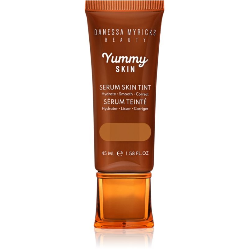 Danessa Myricks Beauty Yummy Skin Serum Skin Tint hydratační make-up s vyhlazujícím účinkem odstín 11 - Tan to Dark Skin with Neutral Olive Undertones - parfo.cz