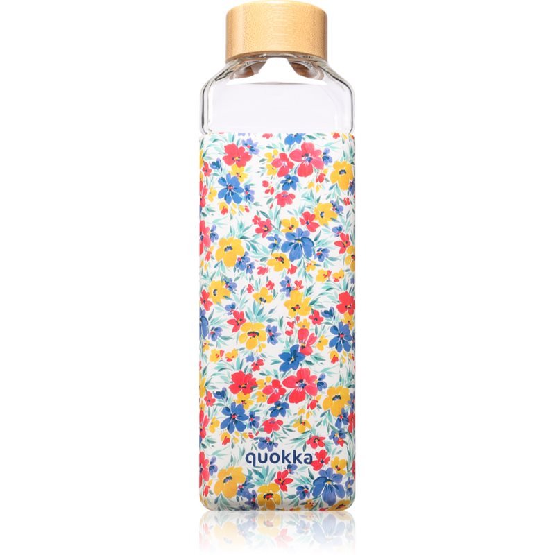 Quokka Storm skleněná láhev na vodu Ditsy Florar 700 ml - parfo.cz