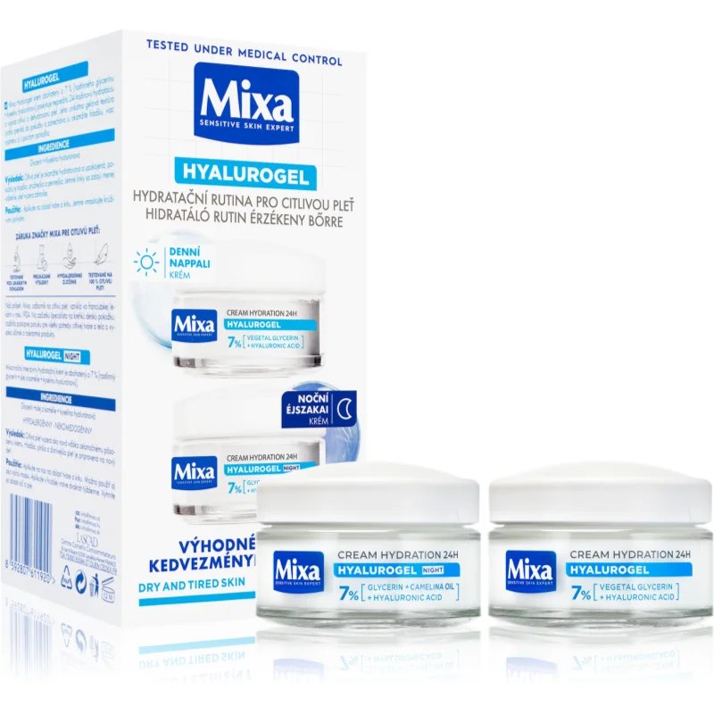 Mixa Hyalurogel sada pro intenzivní hydrataci pleti 2x50 ml - parfo.cz