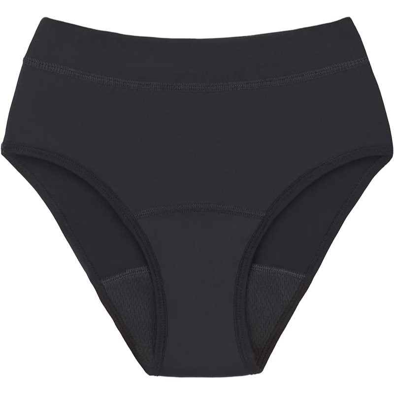 Snuggs Period Underwear Hugger: Extra Heavy Flow Black látkové menstruační kalhotky pro silnou menstruaci velikost XS Black 1 ks - parfo.cz