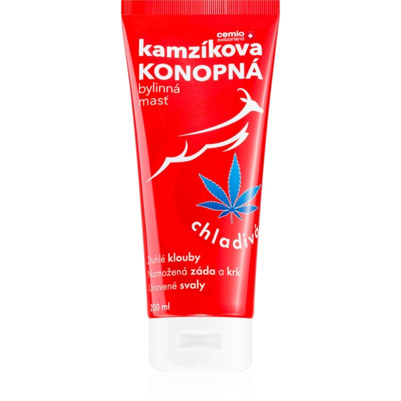 Cemio Kamzíkova konopná mast mast s chladivým účinkem 200 ml - parfo.cz