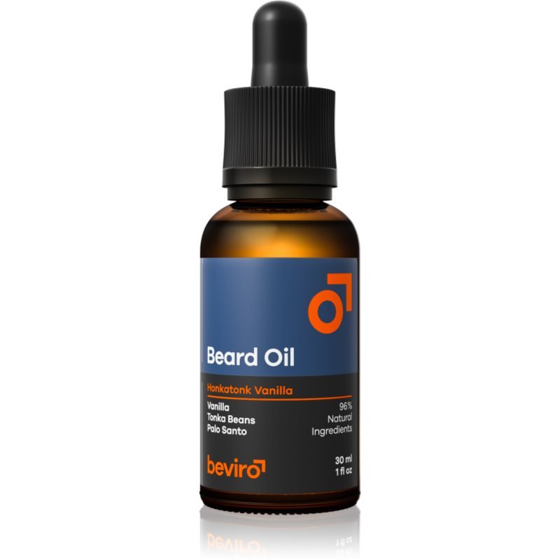 Beviro Honkatonk Vanilla Beard Oil olej na vousy 30 ml - parfo.cz