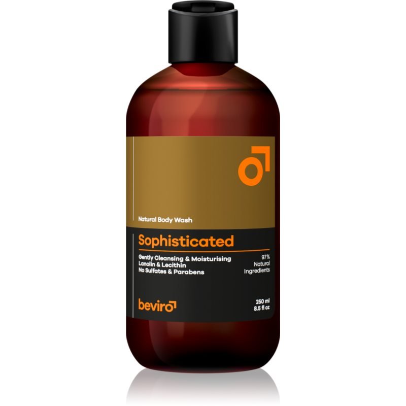 Beviro Natural Body Wash Sophisticated sprchový gel pro muže 250 ml - parfo.cz
