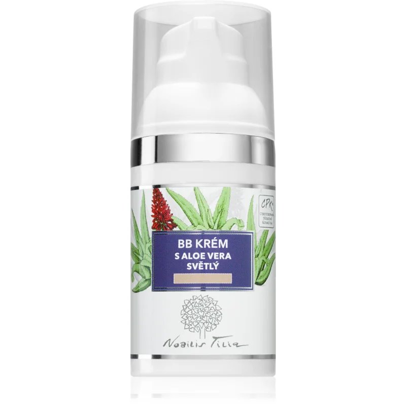 Nobilis Tilia Obličejový Krém BB krém s hydratačním účinkem s aloe vera odstín Light 30 ml - parfo.cz