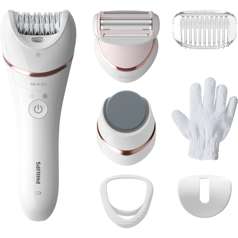 Philips Epilator Series 8000 BRE730/10 Wet & Dry epilátor BRE730/10 1 ks - parfo.cz
