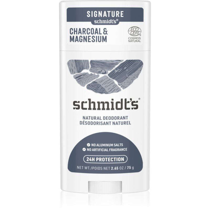 Schmidt's Charcoal + Magnesium přírodní tuhý deodorant 75 g - parfo.cz