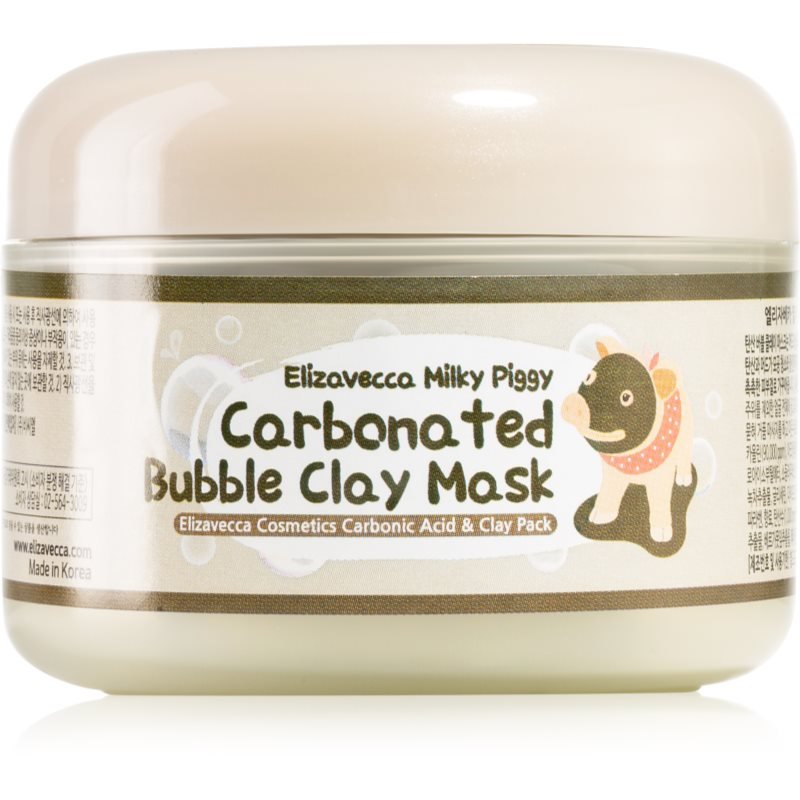 Elizavecca Milky Piggy Carbonated Bubble Clay Mask hloubkově čisticí pleťová maska pro problematickou pleť