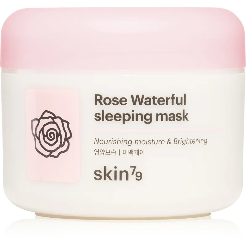 Skin79 Rose Waterfull noční hydratační maska s růžovou vodou 100 ml - parfo.cz