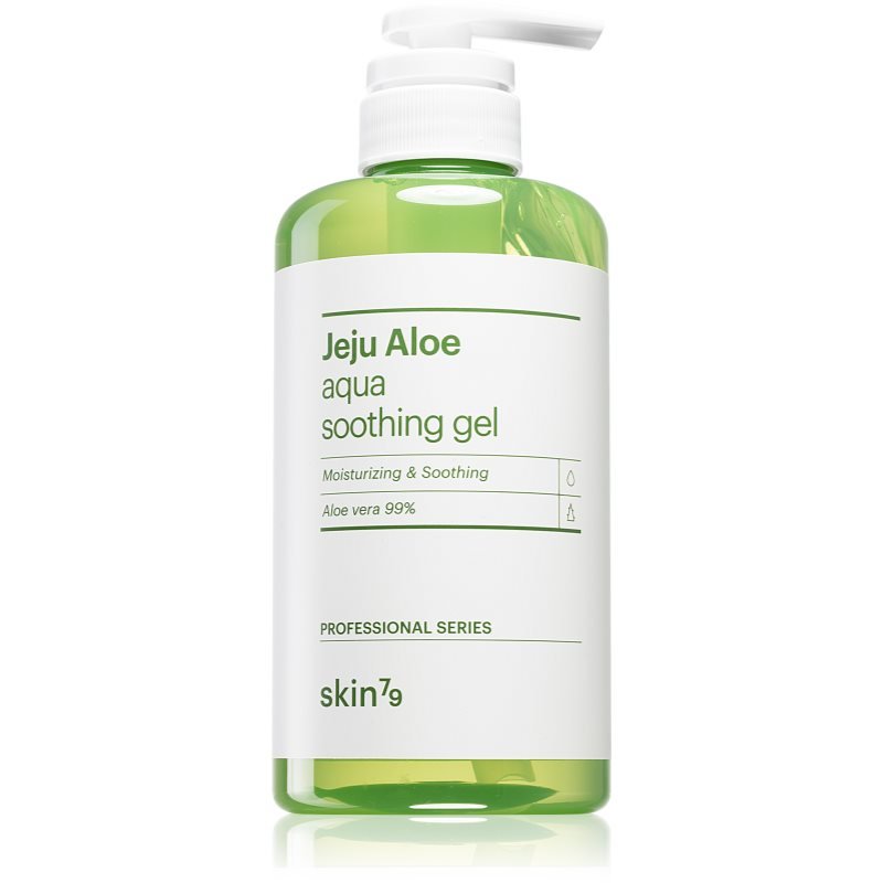 Skin79 Jeju Aloe Aqua Soothing Gel hydratační a zklidňující gel s aloe vera 500 ml - parfo.cz