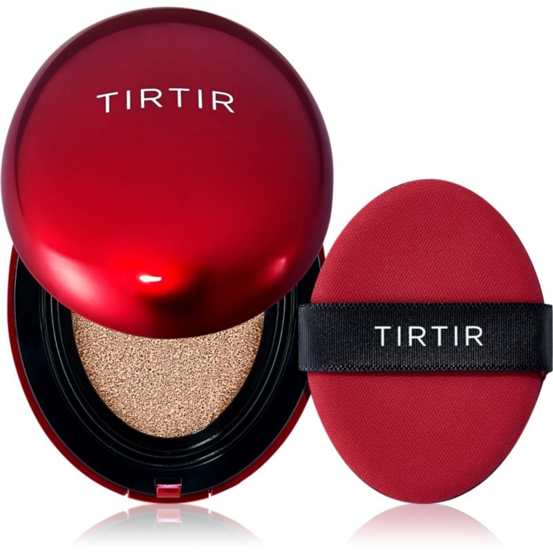 TIRTIR Mask Fit Red Cushion Mini dlouhotrvající make-up v houbičce s vysokou UV ochranou odstín 17C Porcelain 4.5 g - parfo.cz