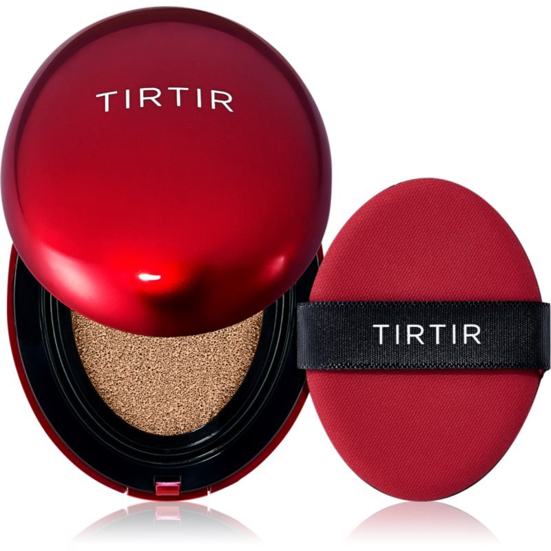 TIRTIR Mask Fit Red Cushion Mini dlouhotrvající make-up v houbičce s vysokou UV ochranou odstín 23N Sand 4.5 g - parfo.cz