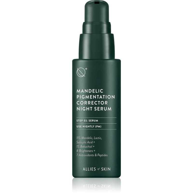 Allies of Skin Mandelic noční sérum pro sjednocení barevného tónu pleti 30 ml - parfo.cz